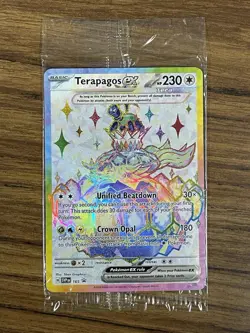 SEALED Terapagos ex 165 Sv: Scarlet & Violet Promo Cards Holo - Image 2