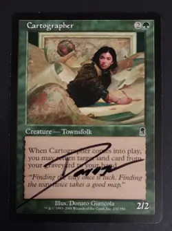 MTG - Magic: The Gathering - Cartographer - Odyssey (LP) (SIGNED) - Image 1