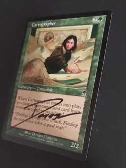 MTG - Magic: The Gathering - Cartographer - Odyssey (LP) (SIGNED) - Image 2