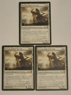 MTG Magic the Gathering Heliod, God Of The Sun Theros X3 - Image 1