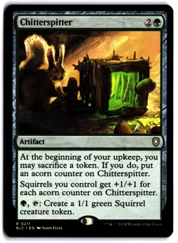 Chitterspitter NM BLC Commander: Bloomburrow MTG - Image 1