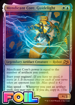 x1 Mendicant Core, Guidelight DFT Aetherdrift MTG 213 FOIL RARE M/NM 1x - Image 1