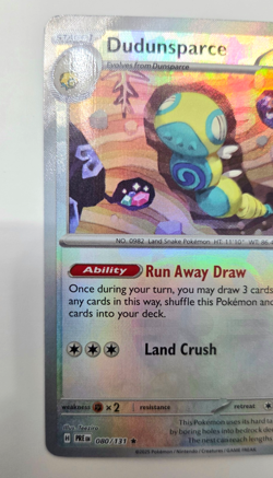 Dudunsparce 80/131 Master Ball Reverse Holo NM Prismatic Evolutions Pokemon TCG - Image 2