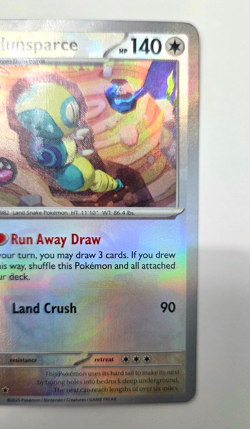 Dudunsparce 80/131 Master Ball Reverse Holo NM Prismatic Evolutions Pokemon TCG - Image 3