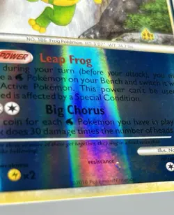 Politoed 2010 Pokemon Unleashed Reverse Holo #7/95 * Light Play - Image 3