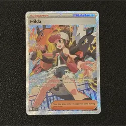 Pokemon TCG Hilda Full Art Special Rare White Flare Holo 171/086 - Image 1