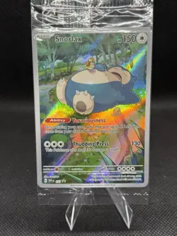SEALED Pokemon Snorlax SVP 051 Scarlet & Violet 151 Holo Black Star Promo NM - Image 1
