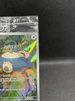SEALED Pokemon Snorlax SVP 051 Scarlet & Violet 151 Holo Black Star Promo NM - Image 2