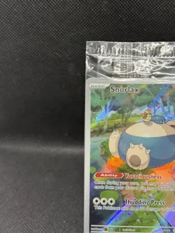 SEALED Pokemon Snorlax SVP 051 Scarlet & Violet 151 Holo Black Star Promo NM - Image 3