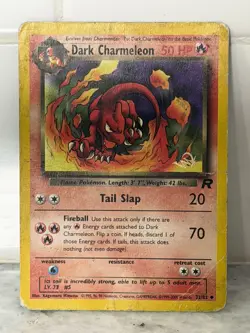 Pokemon - Dark Charmeleon - Team Rocket - W Stamp 32/82 WOTC - Image 1