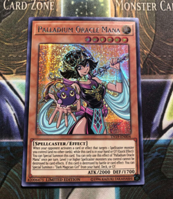 *** PALLADIUM ORACLE MANA PRISMATIC SECRET RARE MINT! 1st NM TN19-EN004 YUGIOH! - Image 1