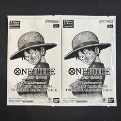 Lot of (2) One Piece English 3rd Anniversary Treasure Campaign Packs Sealed - Image 1