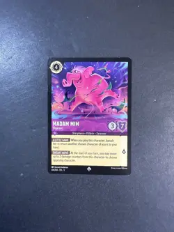 Madam Mim - Elephant 44/204 Super Rare Regular Disney Lorcana Shimmering Skies - Image 1