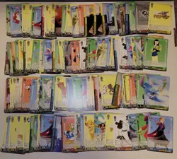 Weiss Schwarz Disney 100 Japanese Card Lot 100+ Regular Cards and 20+ Foil Rare+ - Image 2