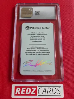 CGC 9 Sylveon Poke Center X Bear Walker Skateboard COA Graded Pokemon Card MINT - Image 2