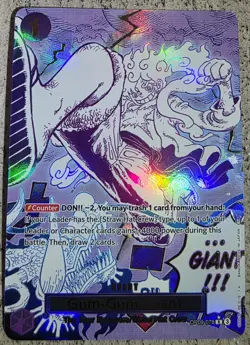 One Piece Luffy Gum Gum Giant Manga PRB-02 OP09-078 English Card Game - Image 2