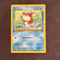 Pokemon Cards: Jungle 1st Edition Common: Goldeen 53/64 - Image 1