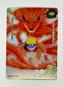 Naruto Uzumaki NRSA01-SSR-019L3 English Naruto Kayou Card Heavens Scroll NM - Image 1