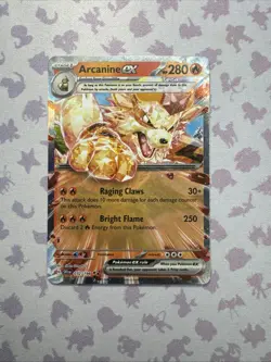 Arcanine Ex - 032/198 - Pokemon Scarlet Violet Base Ultra Rare Card NM - Image 1