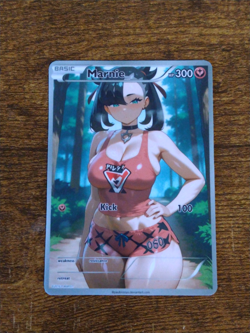 Beautiful Waifu Card - Marnie Forest- Goddess ACG Custom DIY Fan Art Card - Image 1