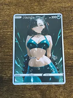 Beautiful Waifu Card Marnie Casual Goddess ACG Custom DIY Fan Art Card - Image 1