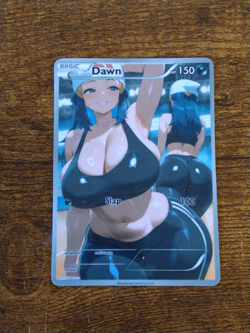 Beautiful Waifu Card - Dawn Goddess ACG Custom DIY Fan Art Card - Image 1