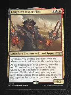 MTG Outlaws of Thunder Junction Laughing Jasper Flint 0215 NM Rare - Image 1