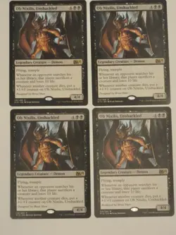 MTG Magic the Gathering OB Nixilis, Unshackled Magic 2015 M15 X4 Playset - Image 1