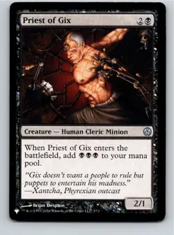 Magic the Gathering Priest of Gix List Duel Decks: Phyrexia vs the Coalition MTG - Image 1