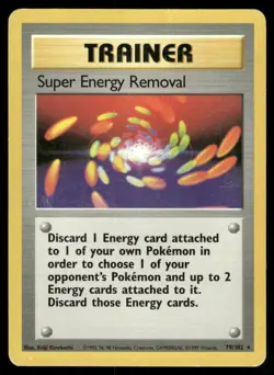 1999 Pokemon Base Set Super Energy Removal #079/102 – Raw Ungraded - Image 1