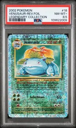 Pokemon Legendary Collection Reverse Holo Venusaur #18/110 PSA 8.5 NM-MT+ - Image 1