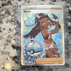 Pokemon Nessa TG27/TG30 Swsh11: Lost Origin Trainer Gallery Full Art Holo - Image 1