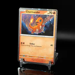 SWIRL NM 💎 Pokemon Scarlet and Violet Black Star Promos #047 Charmander COSMOS - Image 1