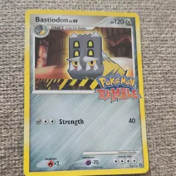 Bastiodon 14/16 Pokemon Rumble Stage 2 Metal HP 120 Regular 2009 Pokemon TCG - Image 1