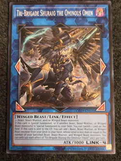 1x Yu-Gi-Oh! Tri-Brigade Shuraig The Ominous Omen - OP29-EN020 - Common - NM - Image 1