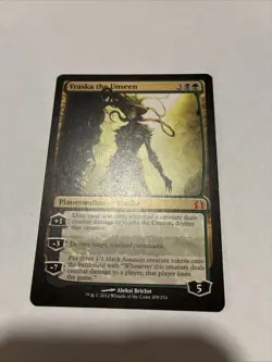 MTG Magic the Gathering Vraska the Unseen Card Return to Ravnica Set NM - Image 1