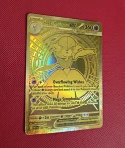 Pokemon TCG Mega Gardevoir EX Holo Gold Card 187/132 Mega Evolution - Image 2