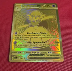Pokemon TCG Mega Gardevoir EX Holo Gold Card 187/132 Mega Evolution - Image 4