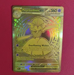 Pokemon TCG Mega Gardevoir EX Holo Gold Card 187/132 Mega Evolution - Image 5