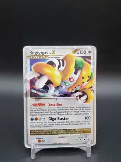 Regigigas LV.X DP30 Black Star Promo Holo DMG Pokemon Card - Image 1