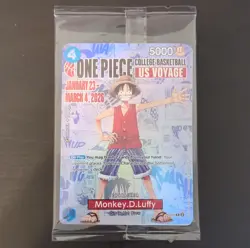 Sealed One Piece Card Game Promo Learn Together Deck Set US Voyage Pack Luffy - Image 1