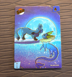 Vaporeon & Glaceon SBR NO.001 Pokemon Eif Origin 3.0 Chinese NonTCG Pokemon Card - Image 1