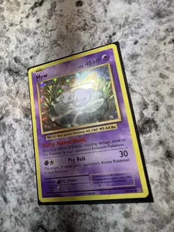 Mew 53/108 XY Evolutions Holo Pokemon Card Near Mint - Image 2