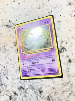 Mew 53/108 XY Evolutions Holo Pokemon Card Near Mint - Image 3