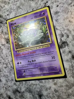 Mew 53/108 XY Evolutions Holo Pokemon Card Near Mint - Image 4