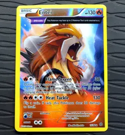 Entei 15/98 Holo Rare Ancient Trait 2015 XY Ancient Origins Pokemon Card NM - Image 1