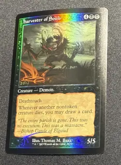 MTG Harvester of Souls 30th Anniversary Promo Foil - Excellent - Image 1