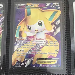 Pokemon TCG Jirachi EX Full Art Ultra Rare Holo 98/101 Plasma Blast 90 HP Basic - Image 1