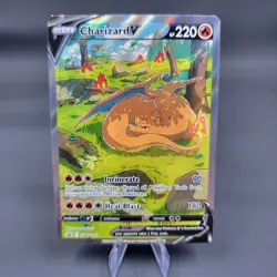 Pokemon TCG Charizard V SWSH260 Black Star Promo Holo Near Mint - Image 1