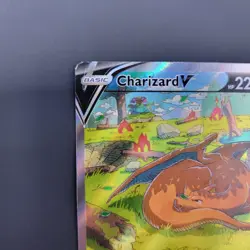 Pokemon TCG Charizard V SWSH260 Black Star Promo Holo Near Mint - Image 4